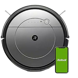 Robot aspirador - IROBOT Roomba Combo, 30 W, 100 min, Plata