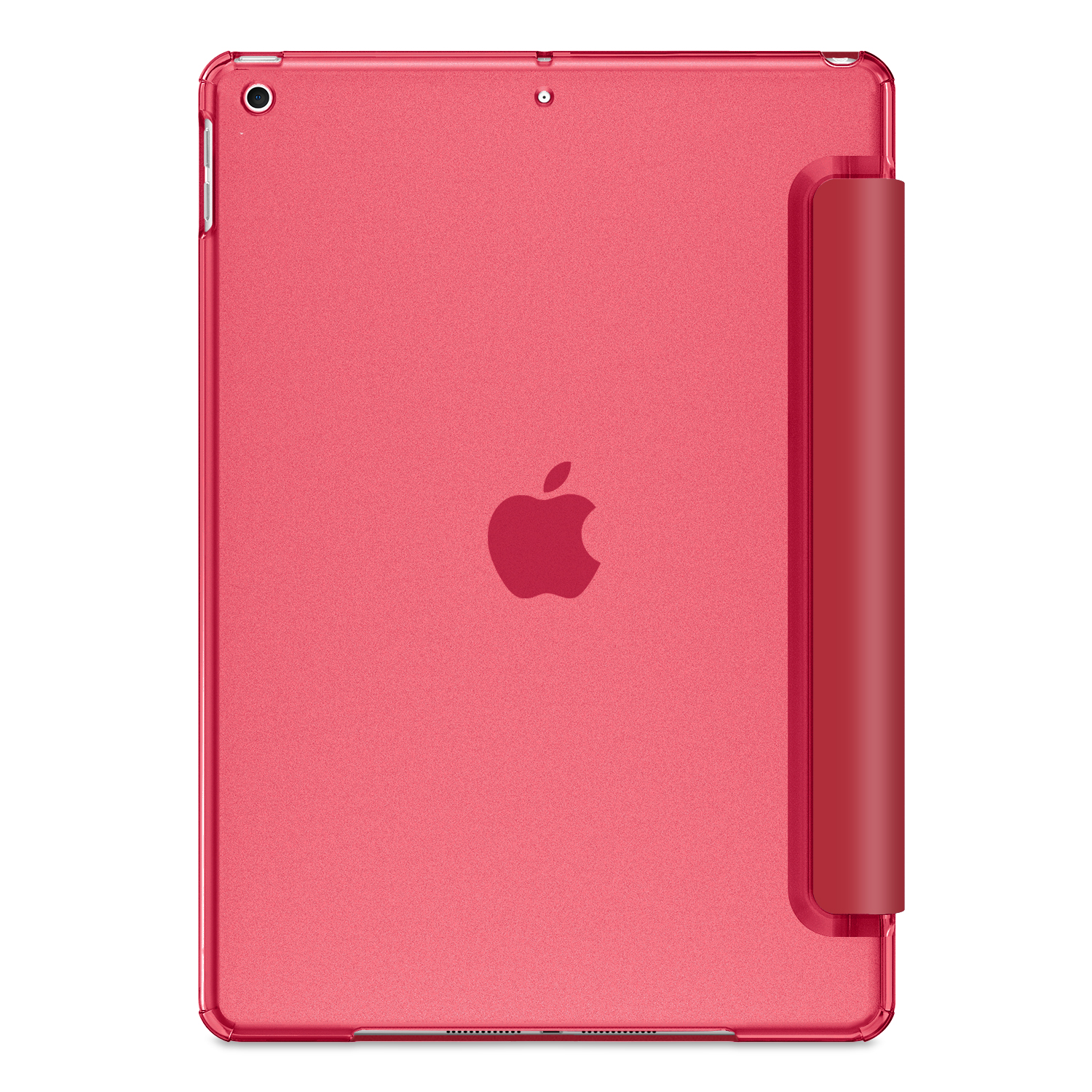 Rotes iPad mit roter Hülle.