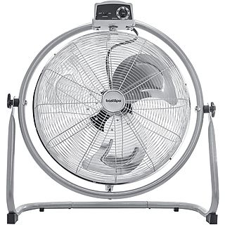 Ventilador industrial - BASTILIPO Bastilipo - Monsul Ventilador industrial, 3 velocidades, Rejilla de seguridad, Aspas de 50cm, 300 W, 3 velocidades, Grey