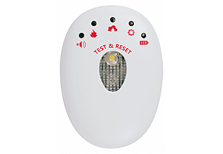 ELRO FR3501R Blitzlicht- und Vibrationsalarm, Weiß