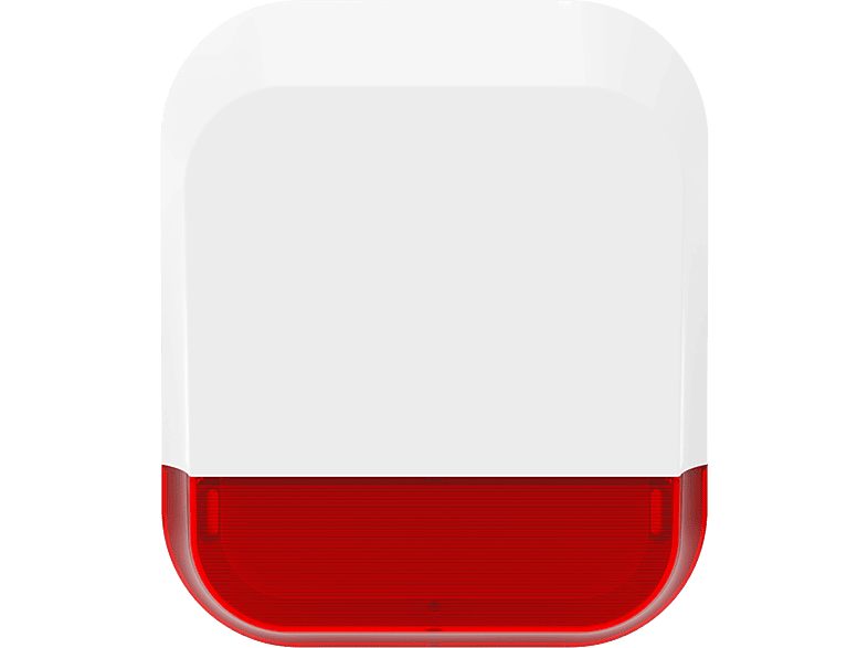 Weiß Rot / ELRO Außenalarm, AS90SRB