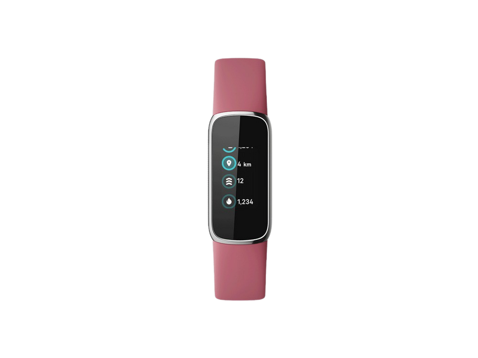 FITBIT Luxe Silikon, rosa Smartwatch