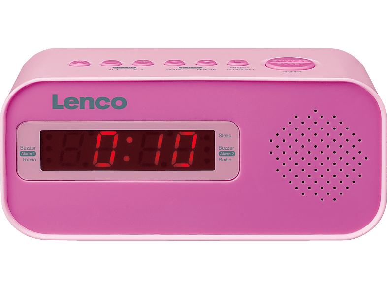 LENCO CR-205PK Radio, FM, FM, Pink