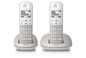 Teléfono Inalámbrico Panasonic KXTG-C312 Duo Negro