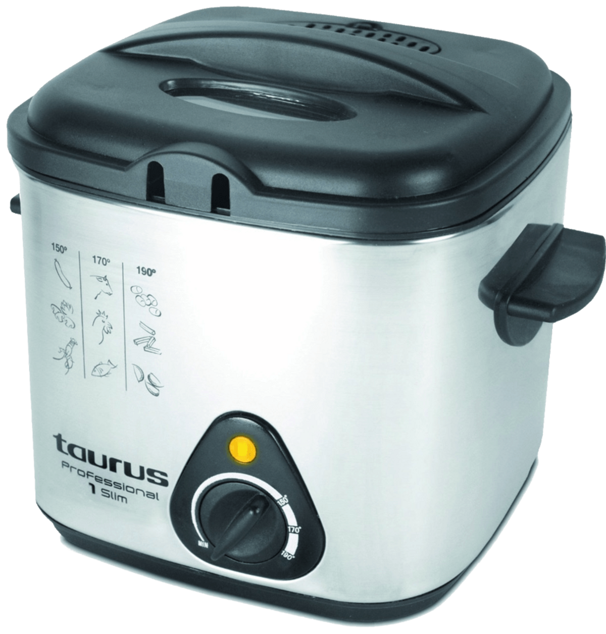 Freidora con aceite - 8414234729538 TAURUS, 1000 W, Inox