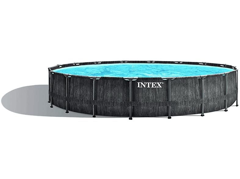 INTEX Greywood Prism Pool, Pool braun Frame