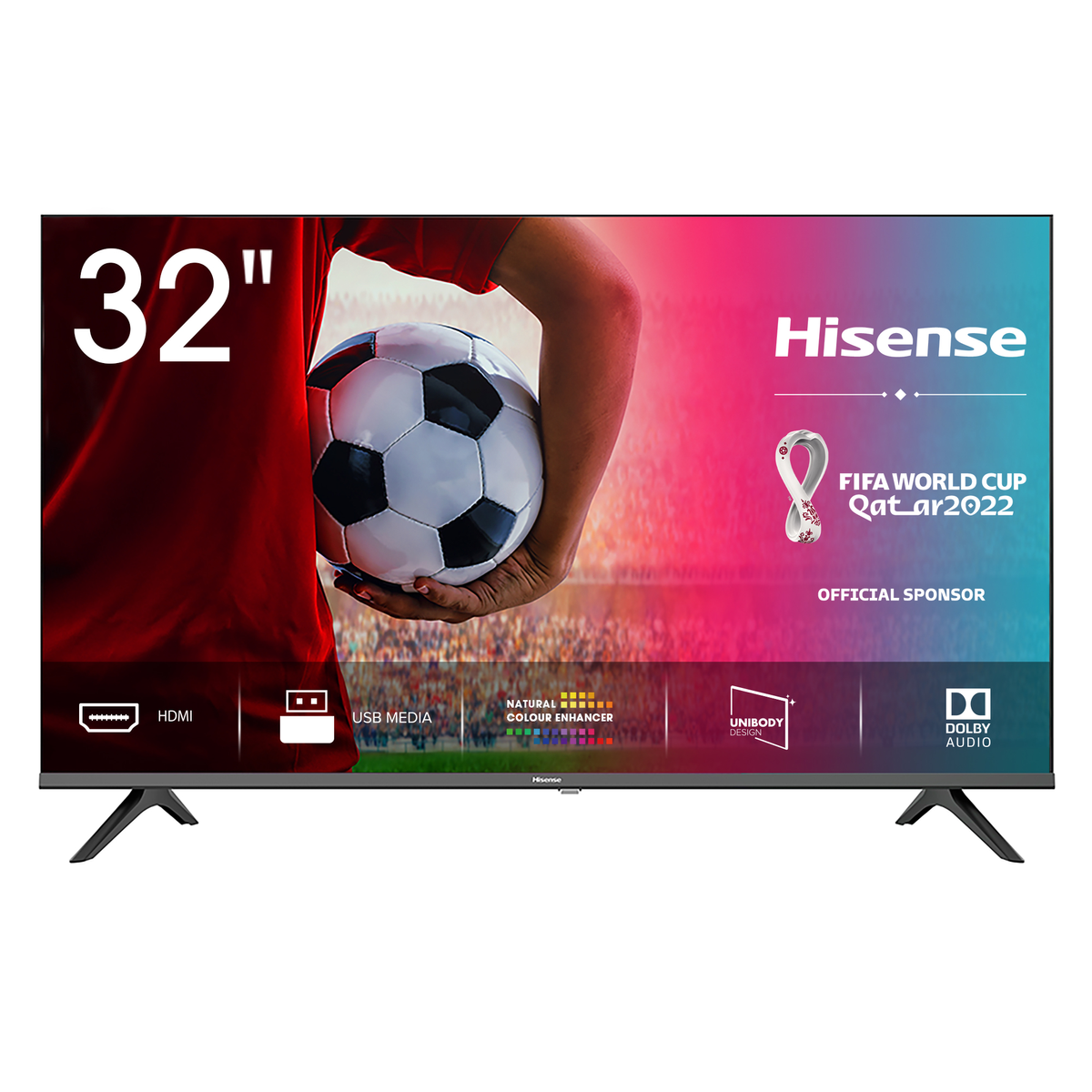 TV LED 32" - 32A5100F HISENSE, HD-ready, Negro