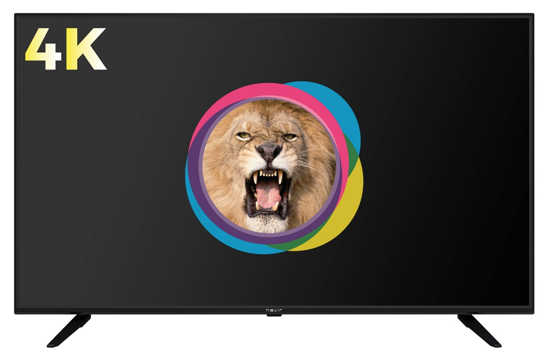 TV LED 14" - NVR-8060-434K2S-SMA NEVIR, UHD 4K, CA53*4 1008 MHz / GPU Mali 450*4 492MHz, DVB-T2 (H.265)Sí, Negro