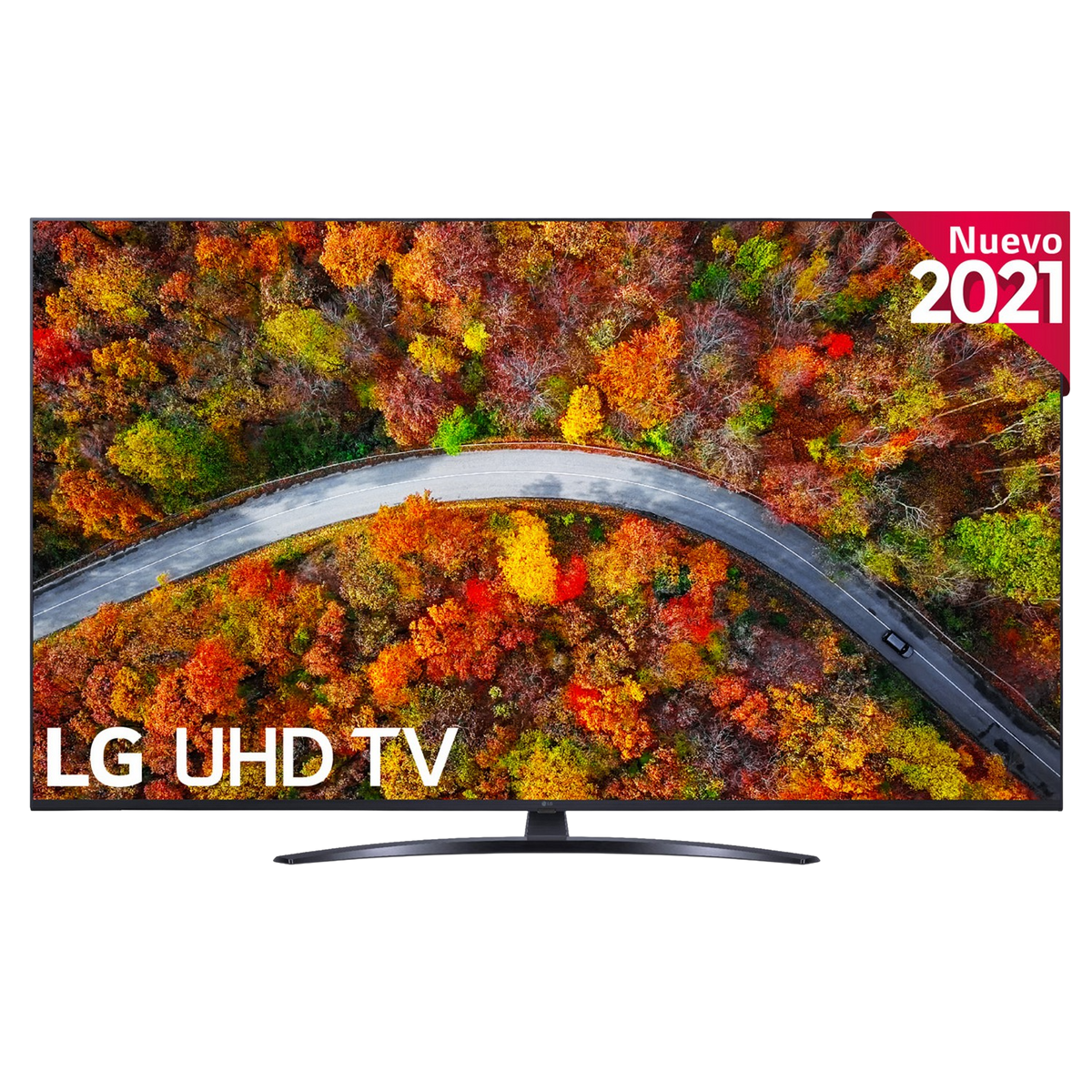 TV LED 55" - LG 55UP81006LR, 4K UHD, 4K Quad Core, Smart TV, webOS, HDR10 Pro, HLG, Dolby Vision, Azul ceniza