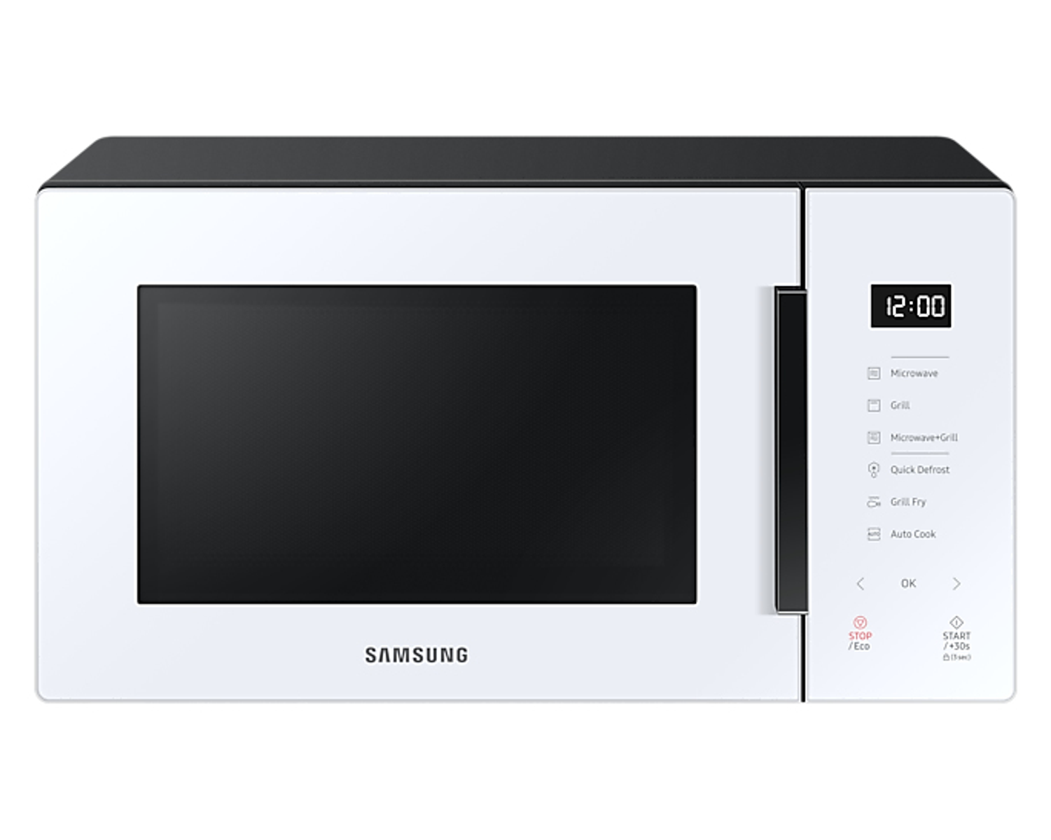 Microondas - Samsung MG23T5018CW/EC, 800W, 23 L, Blanco