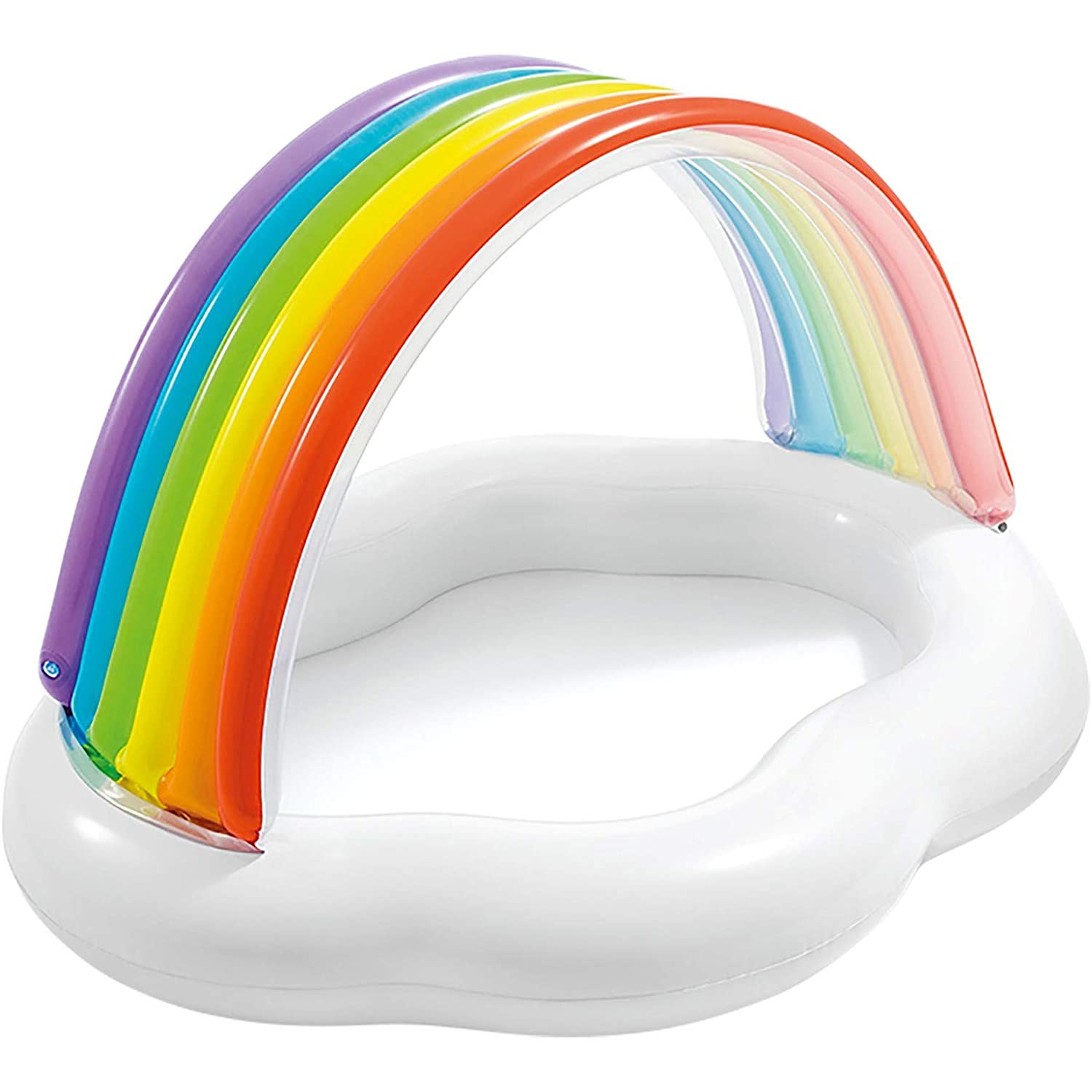 Baby Rainbow mehrfarbig INTEX Pool (142x119x84cm) Cloud Planschbecken, -