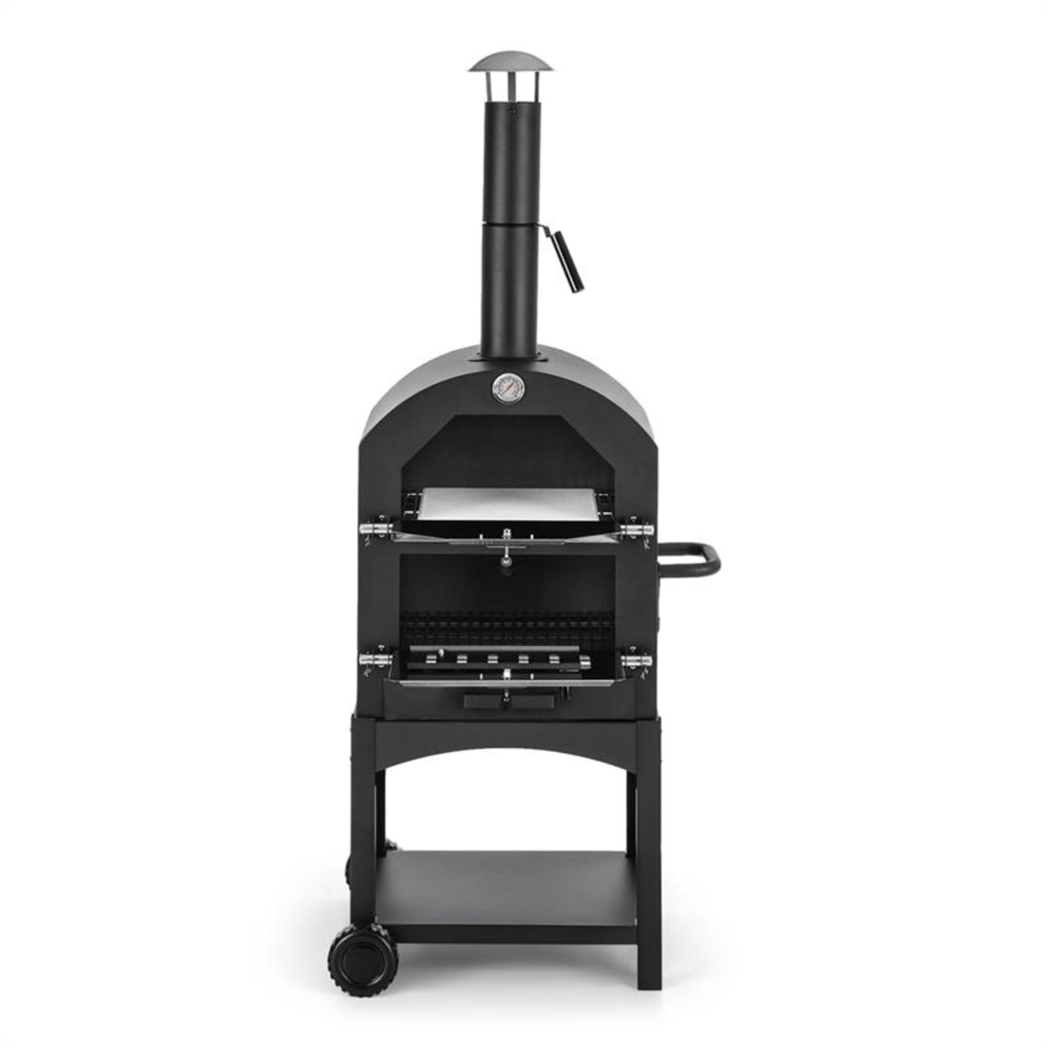 KLARSTEIN Pizzaiolo Holzkohlegrill, Schwarz Perfetto