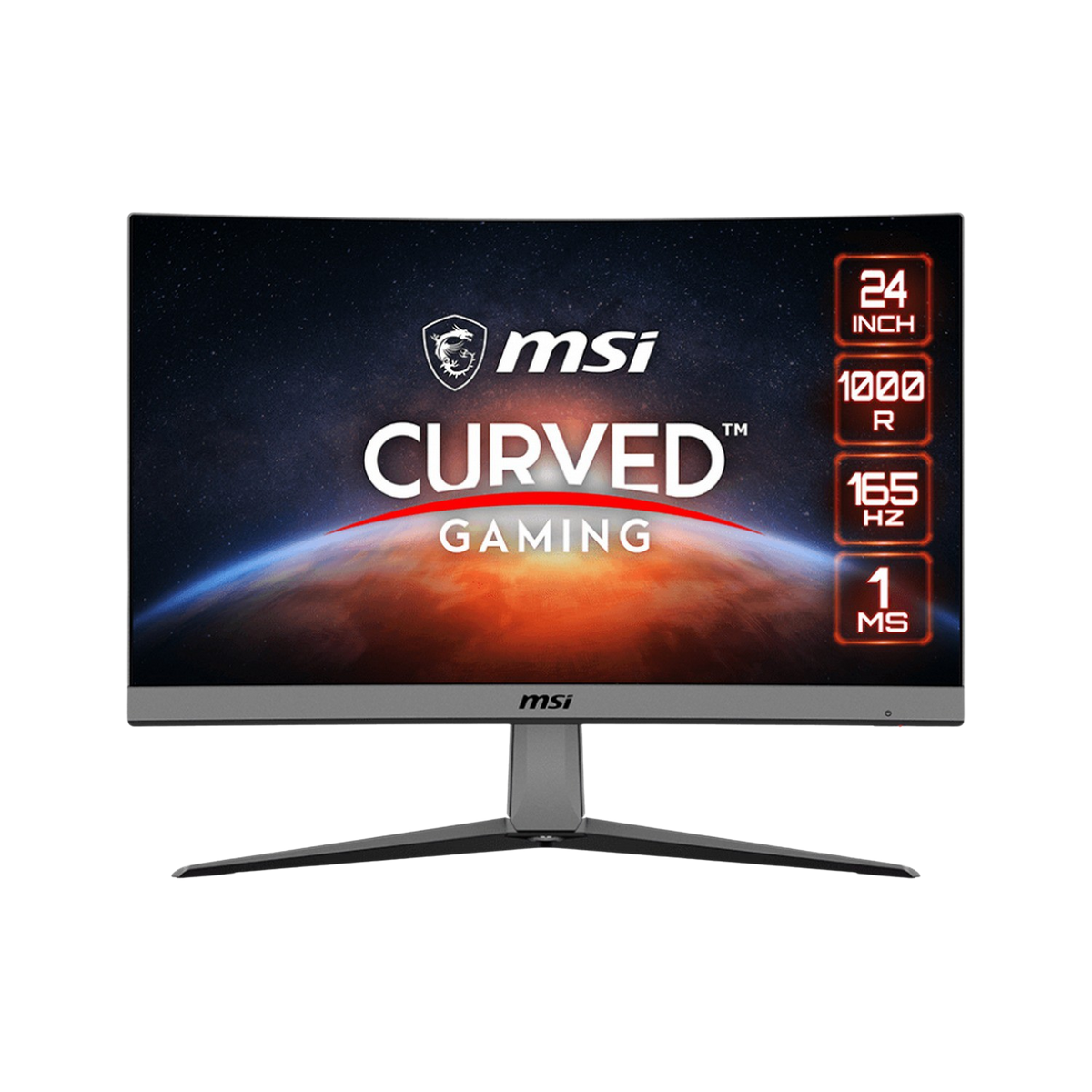 Monitor gaming - 9S6-3BA81T-001 MSI, 24 ", Full-HD, 1 ms, 1x HDMI 1.4b, 1x Cable DisplayPort, 1x Headphone-out, Negro