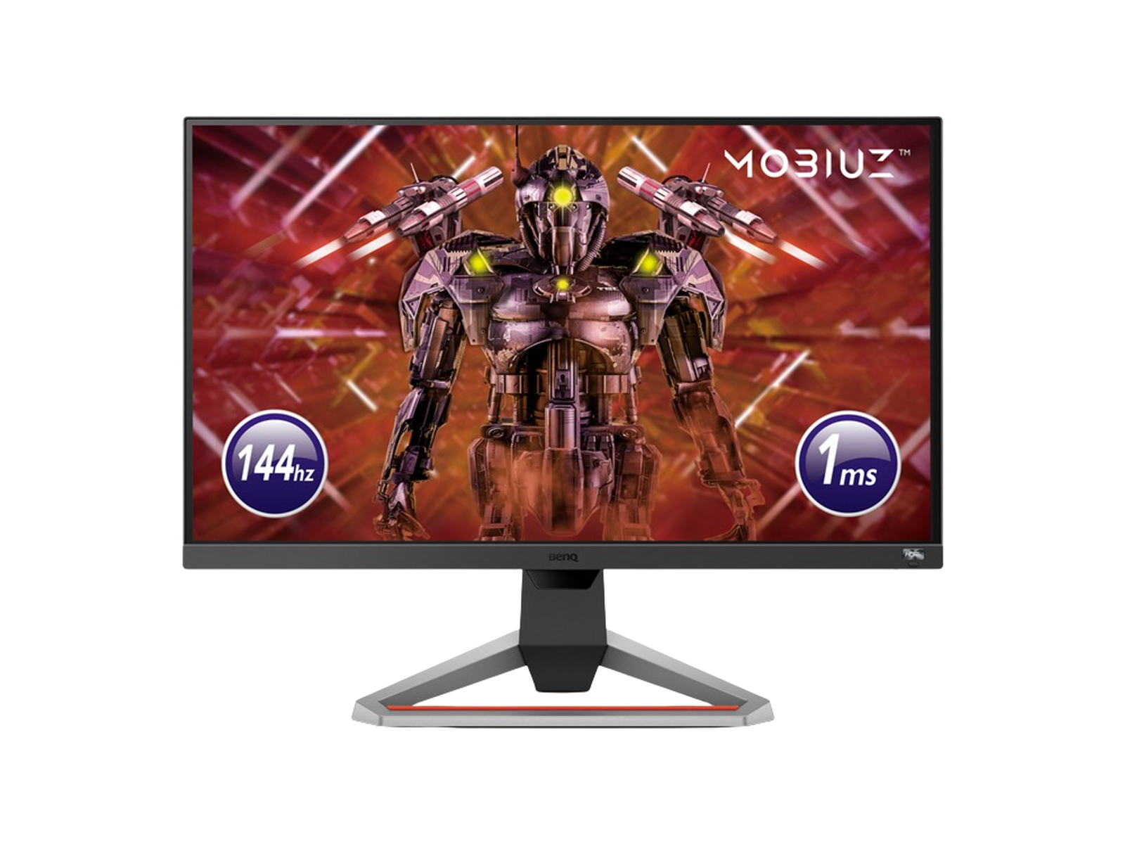 Monitor gaming - EX2710 BENQ, 27 ", Full-HD, 1 ms, HDMI v2.0 x2, DP v1.2 x1, Salida auriculares, Gris