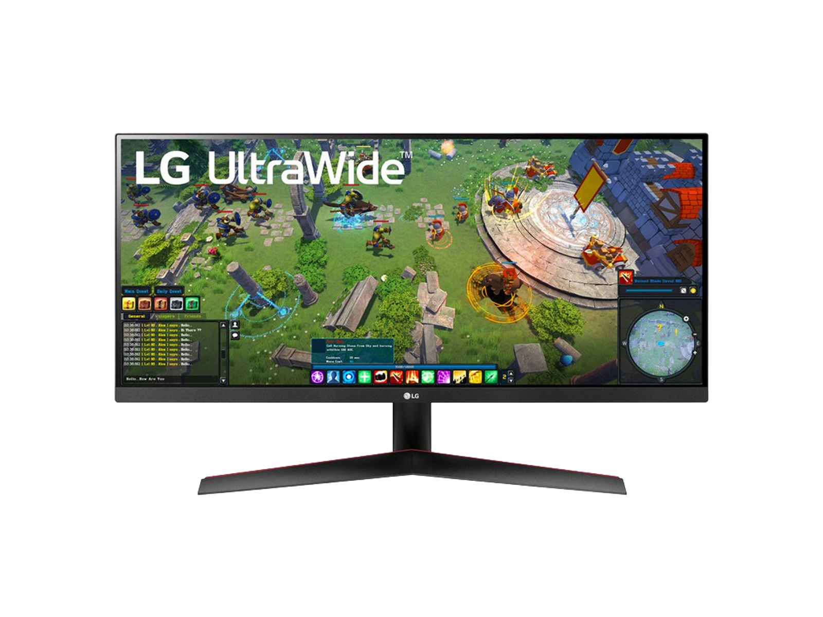 Monitor gaming - 8806091090683 LG, 29 ", Full-HD, 1 ms, HDMI x1, DisplayPort x1, USB-C x1, Salida auriculares x1, Negro