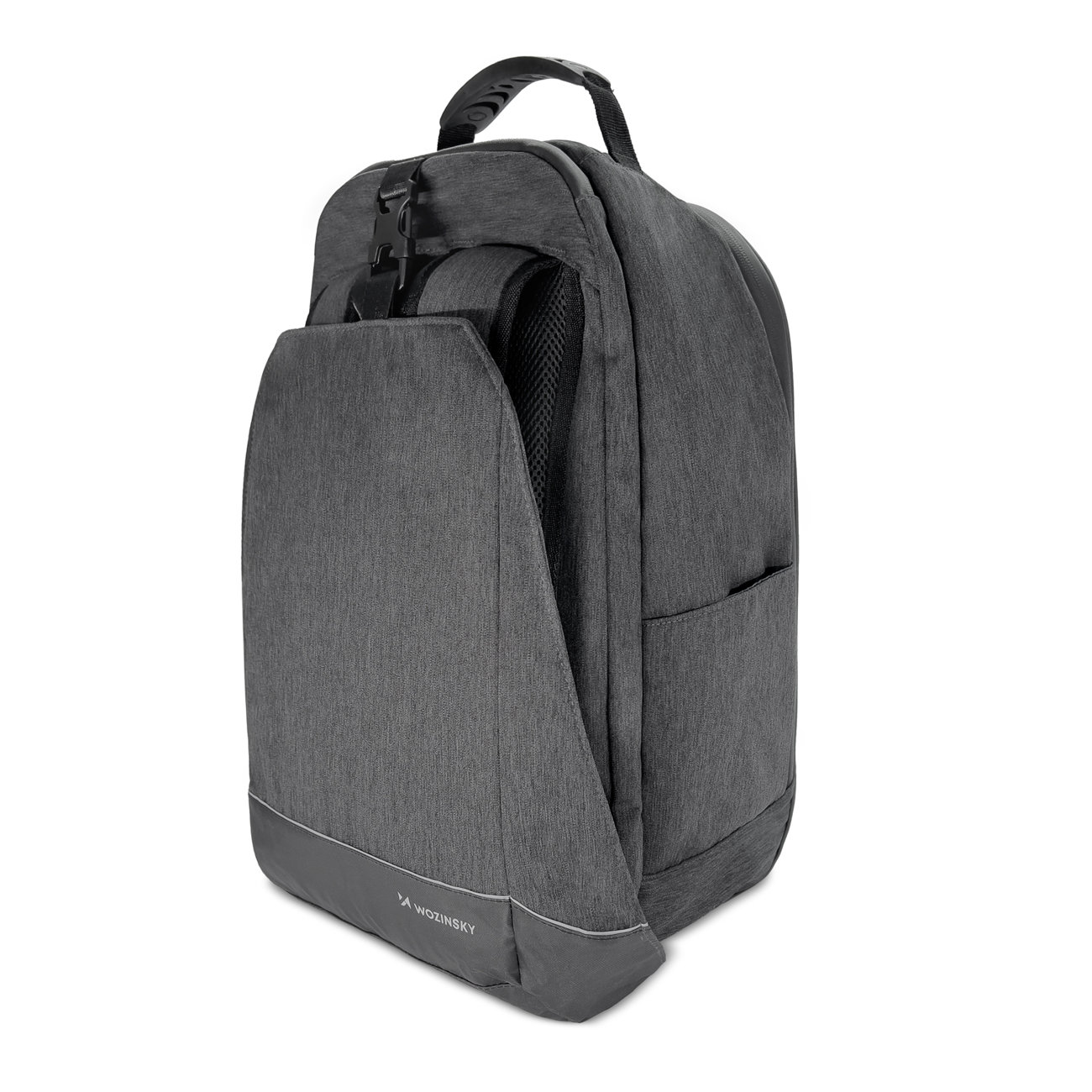 WOZINSKY Fahrradrucksack 2in1 30L, Silber