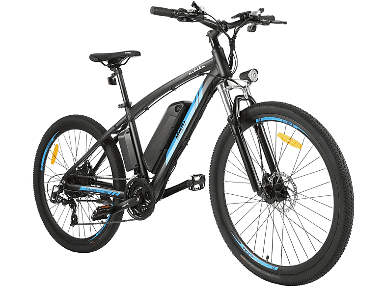 MYATU 5687 Mountainbike (Laufradgröße: 27,5 Zoll, Rahmenhöhe: 95 cm, Unisex-Rad, Schwarz Blau)