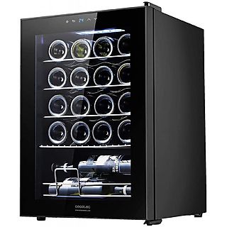 Vinoteca libre instalación - CECOTEC GrandSommelier 20000 Black Compressor, 20 botellas, Black