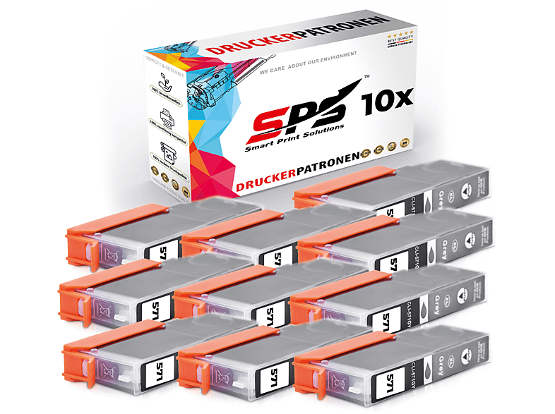 SPS S-6516 Tintenpatrone Grau / CLI571GYXL (0335C004 Pixma MG7700)