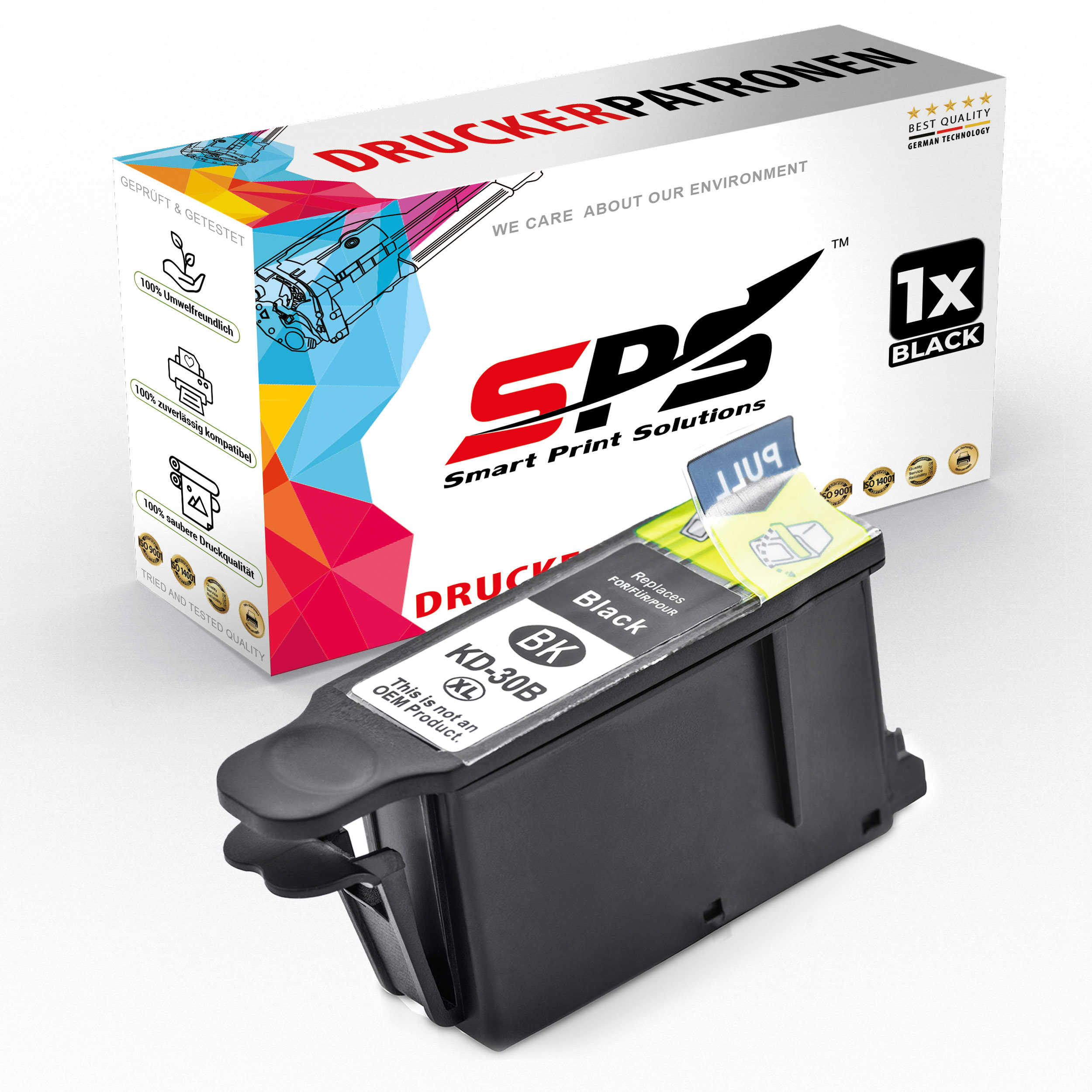 SPS S-7945 (3952363 Hero AIO) 30XL Diconix / Schwarz 3.1 Tintenpatrone