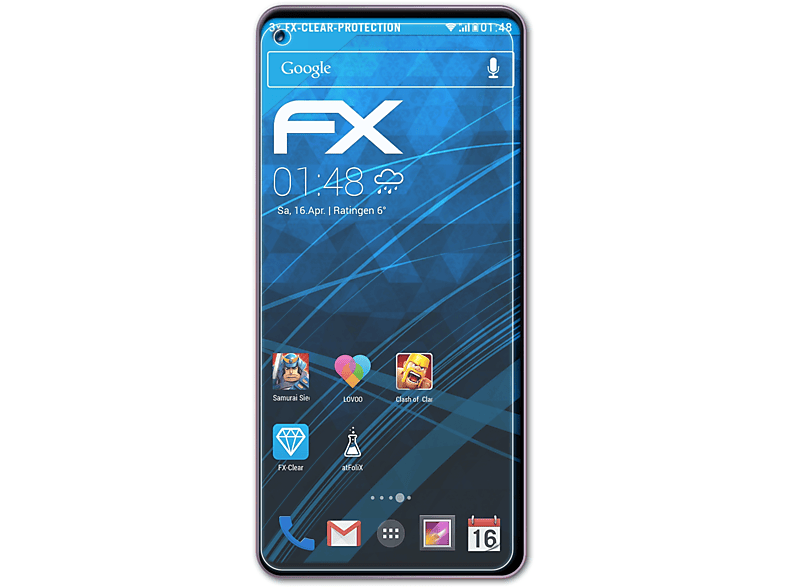 ATFOLIX 3 Displayschutz(für FX-Clear 3x Oppo Reno Pro)