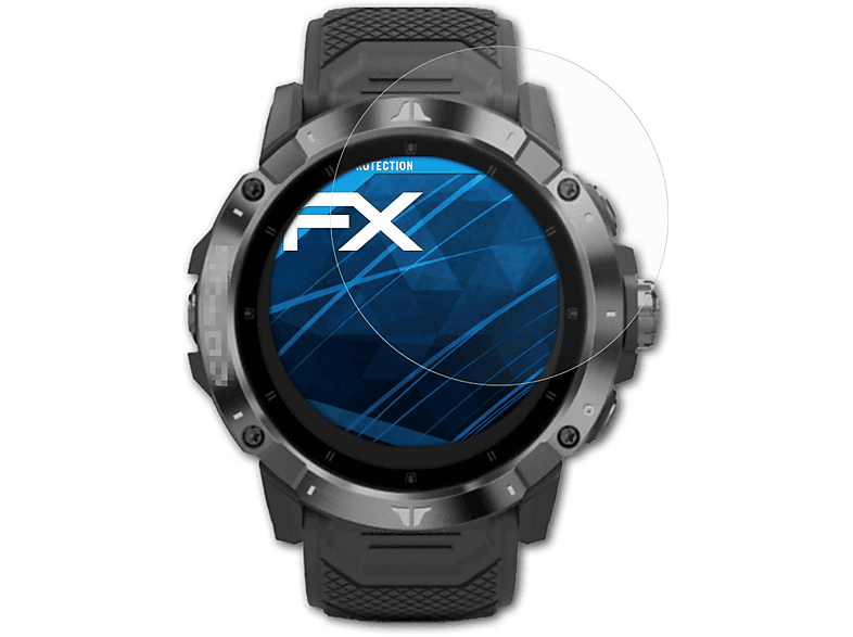ATFOLIX 3x FX-Clear Displayschutz(für Coros Vertix 2) | Smartwatch Schutzfolien & Gläser