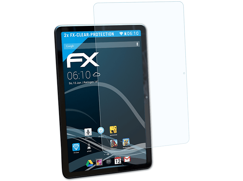 iPlay Displayschutz(für Alldocube ATFOLIX 40H) FX-Clear 2x