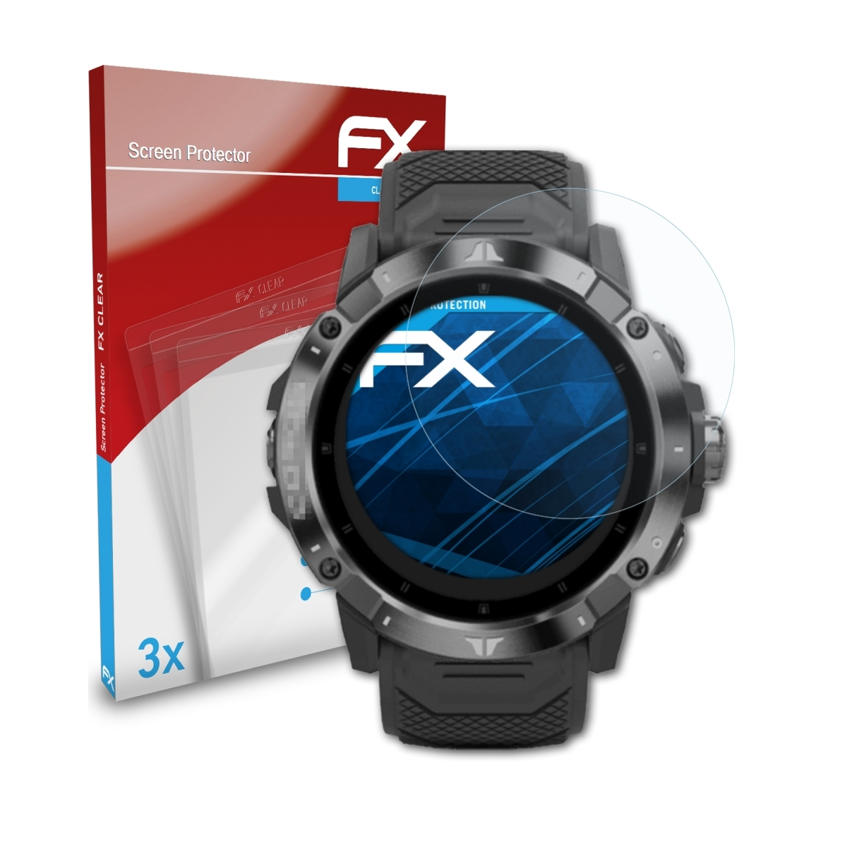 Vertix 3x Coros 2) ATFOLIX Displayschutz(für FX-Clear