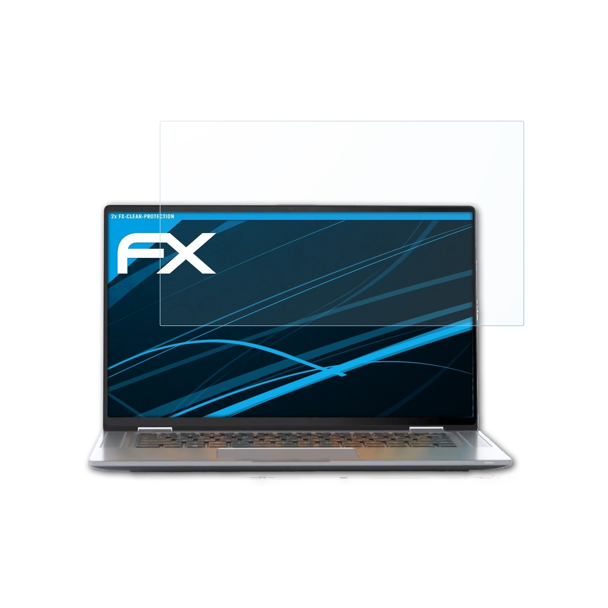 ATFOLIX 2x FX-Clear Displayschutz(für Dell Latitude 9520)