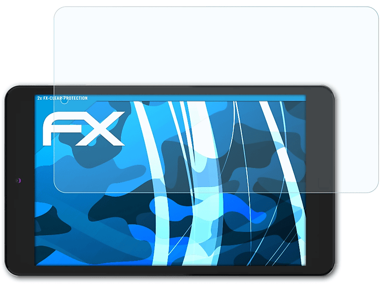 ATFOLIX 2x FX-Clear Displayschutz(für Jumper EZpad Mini 8)