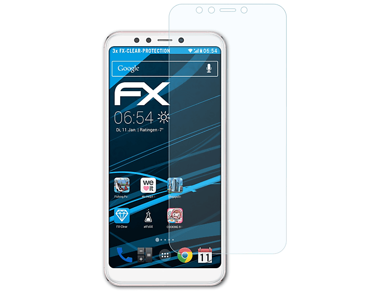 3x Hotwav ATFOLIX Plus) FX-Clear Displayschutz(für M5