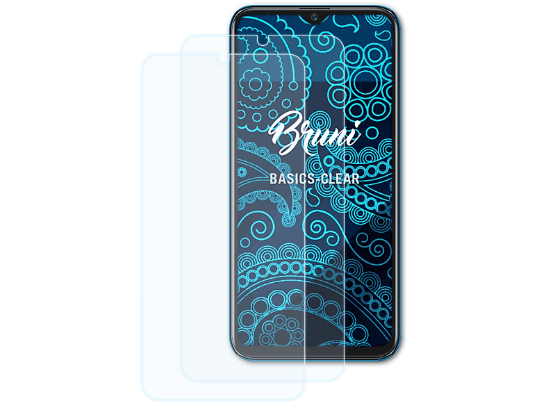 BRUNI 2x Basics-Clear Schutzfolie(für Hotwav Pearl K1)