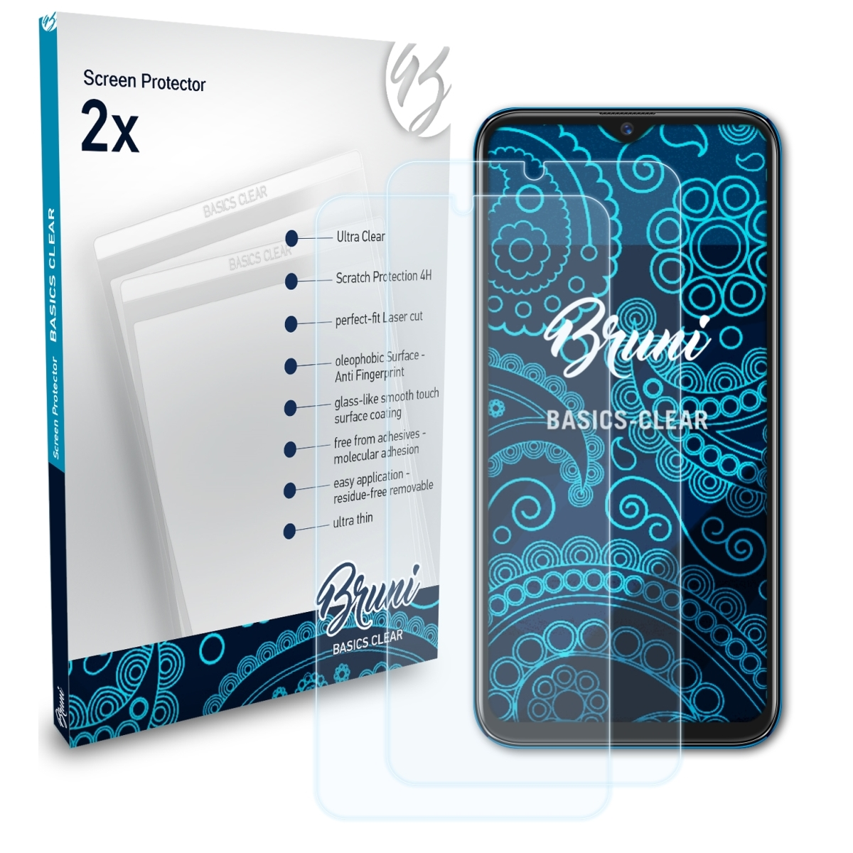 Schutzfolie(für K1) BRUNI 2x Pearl Basics-Clear Hotwav