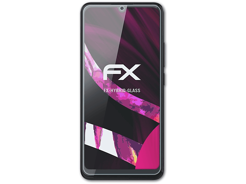 ATFOLIX FX-Hybrid-Glass Schutzglas(für Plus) X6 Nuu Mobile