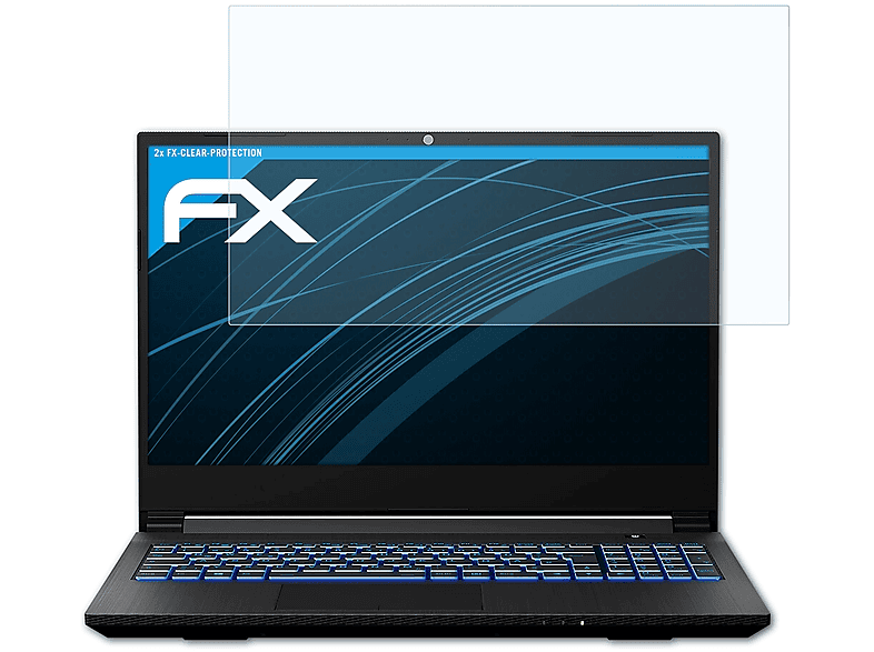 ATFOLIX 2x Deputy Medion FX-Clear P25 Displayschutz(für Erazer (MD64015))