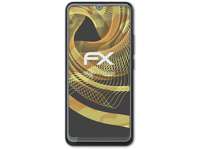 ATFOLIX 3x Displayschutz(für X6 FX-Antireflex Mobile Plus) Nuu