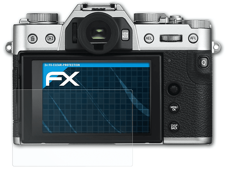 ATFOLIX 3x FX-Clear Displayschutz(für Fujifilm X-T30 II)