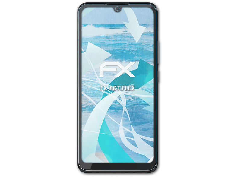 ATFOLIX 3x FX-ActiFleX Displayschutz(für Nuu Plus) Mobile X6