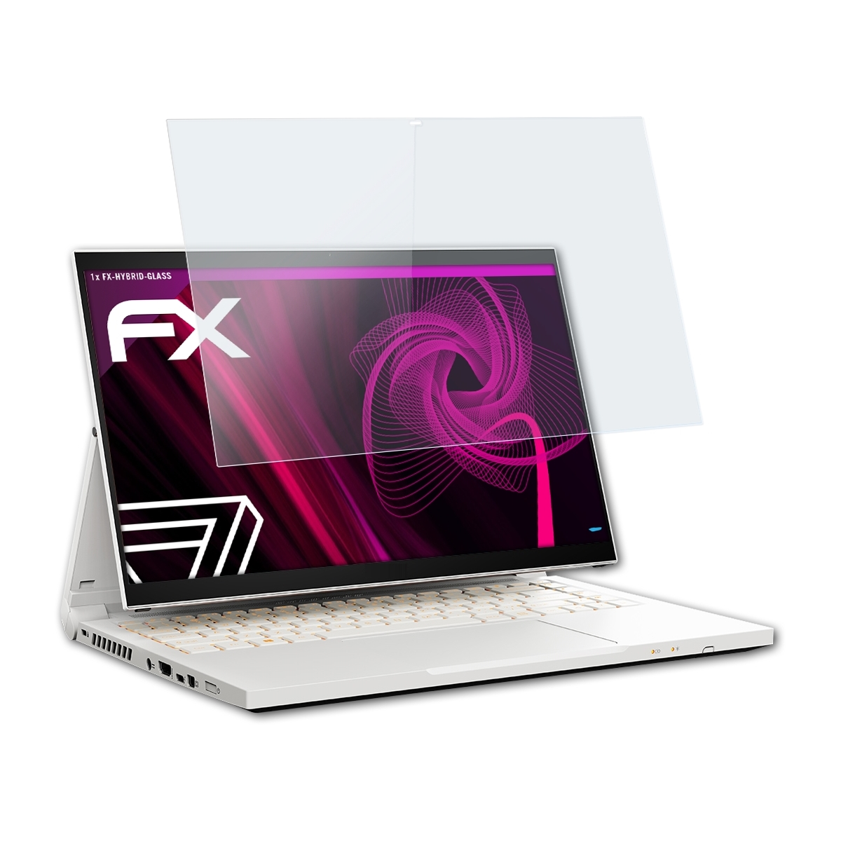 ATFOLIX FX-Hybrid-Glass Schutzglas(für (CC315-72P)) Acer ConceptD Ezel 3 Pro
