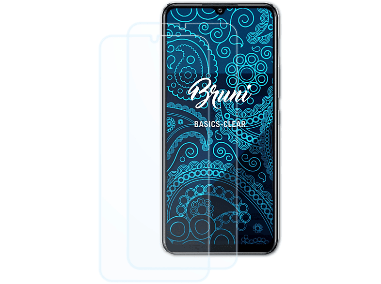 BRUNI 2x Basics-Clear Schutzfolie(für Vivo S10e) | Displayschutzfolien & Gläser