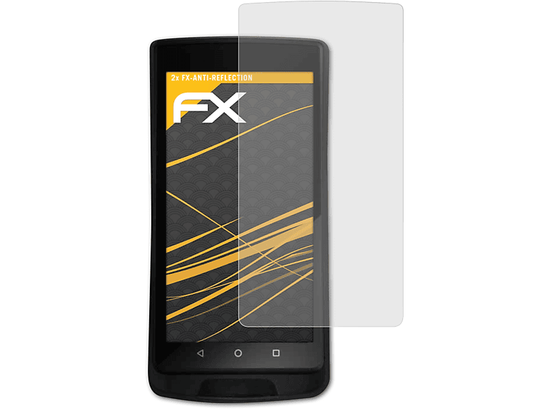 ATFOLIX 2x FX-Antireflex 9) Displayschutz(für Orderman