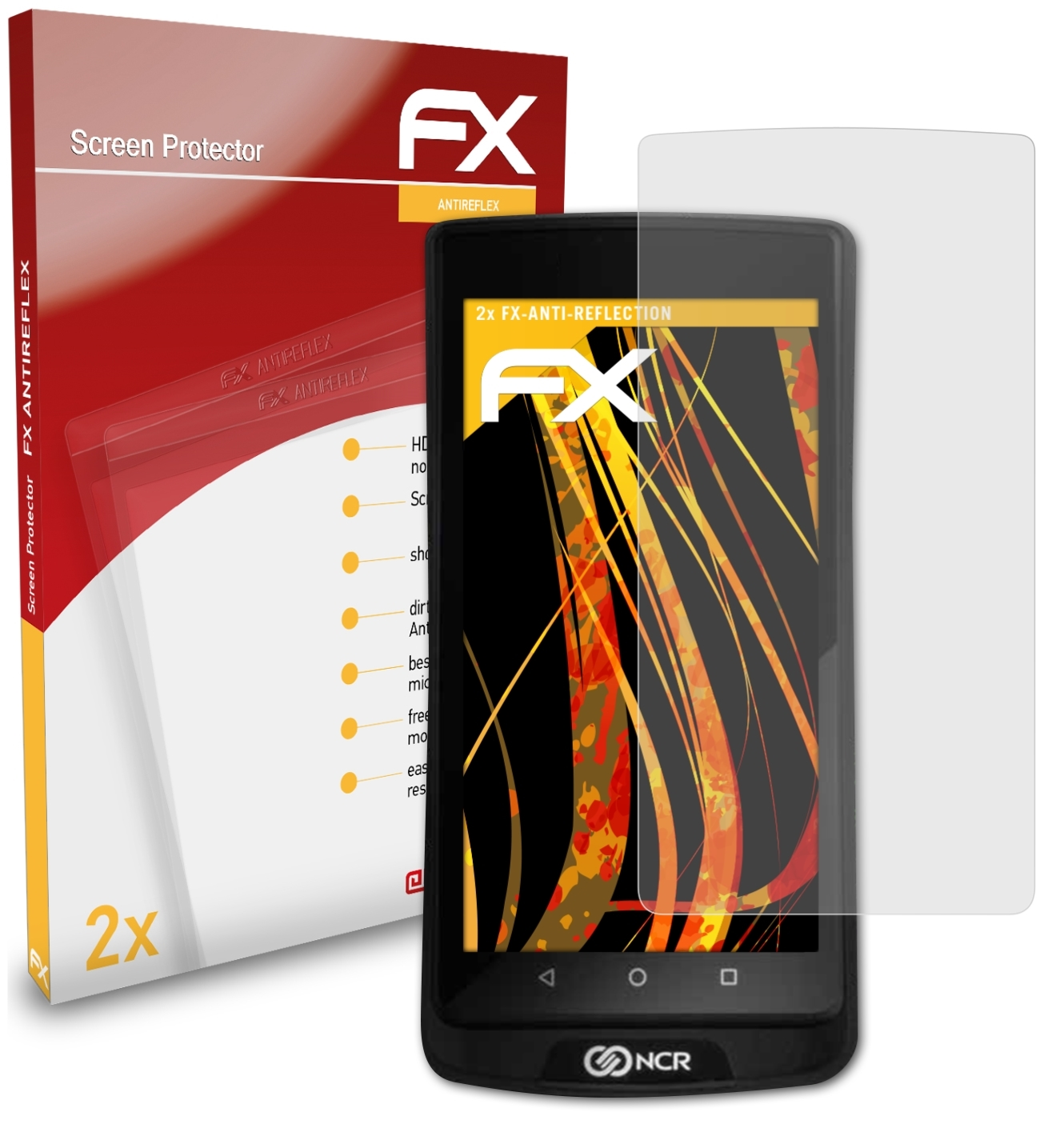 ATFOLIX 2x FX-Antireflex Displayschutz(für Orderman 9)