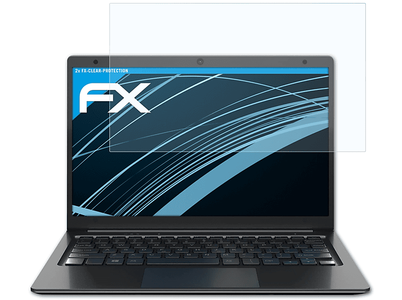 ATFOLIX 2x FX-Clear Displayschutz(für Jumper EZbook S5 go)