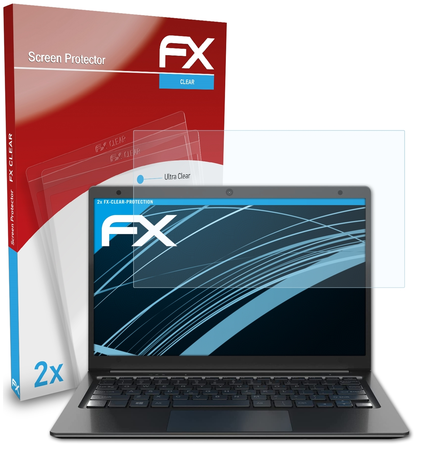 ATFOLIX 2x FX-Clear Displayschutz(für S5 go) Jumper EZbook