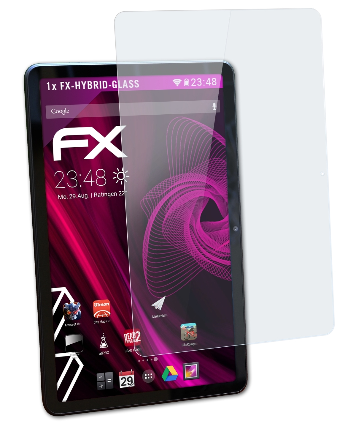 ATFOLIX Schutzglas(für 40H) FX-Hybrid-Glass Alldocube iPlay