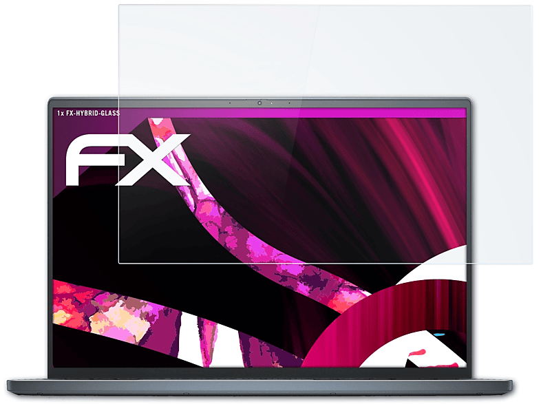 ATFOLIX FX-Hybrid-Glass Schutzglas(für Dell Inspiron 16 Plus)