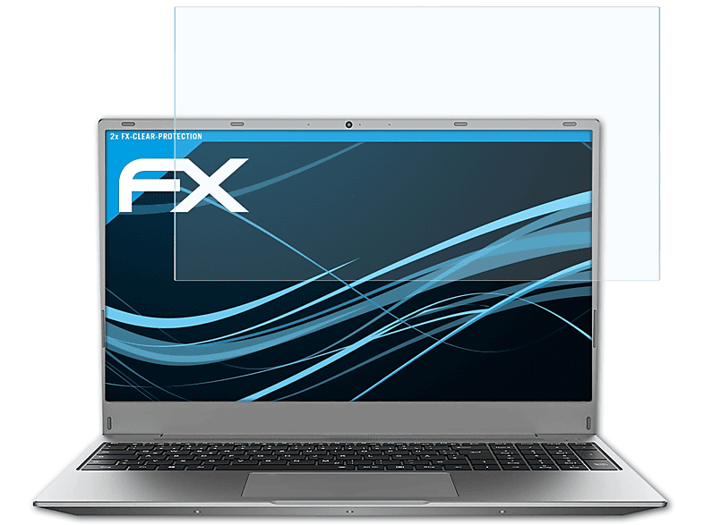 ATFOLIX 2x FX-Clear Displayschutz(für Medion AKOYA E16402 (MD63890))