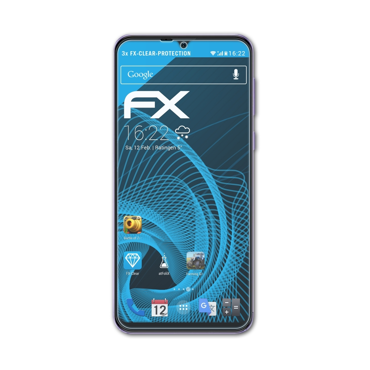 FX-Clear 3x Note 6P) Displayschutz(für ATFOLIX Ulefone