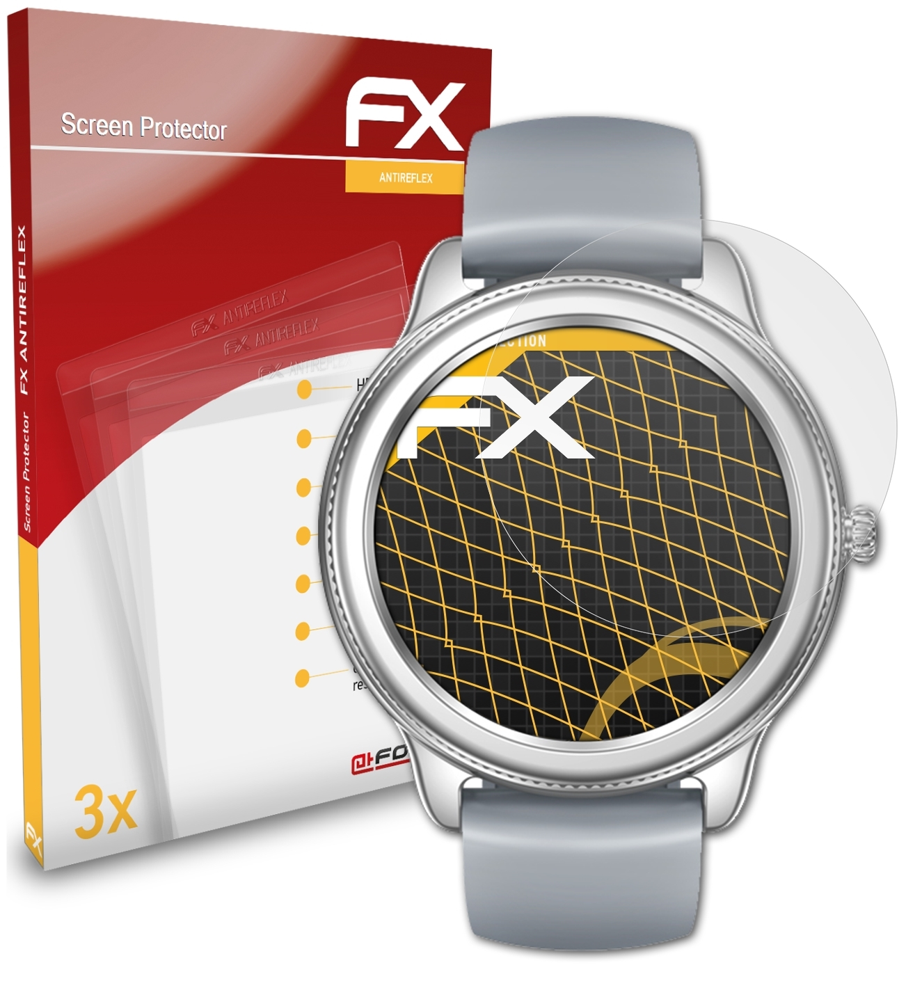 3x FX-Antireflex ATFOLIX Lily) Displayschutz(für Zeblaze