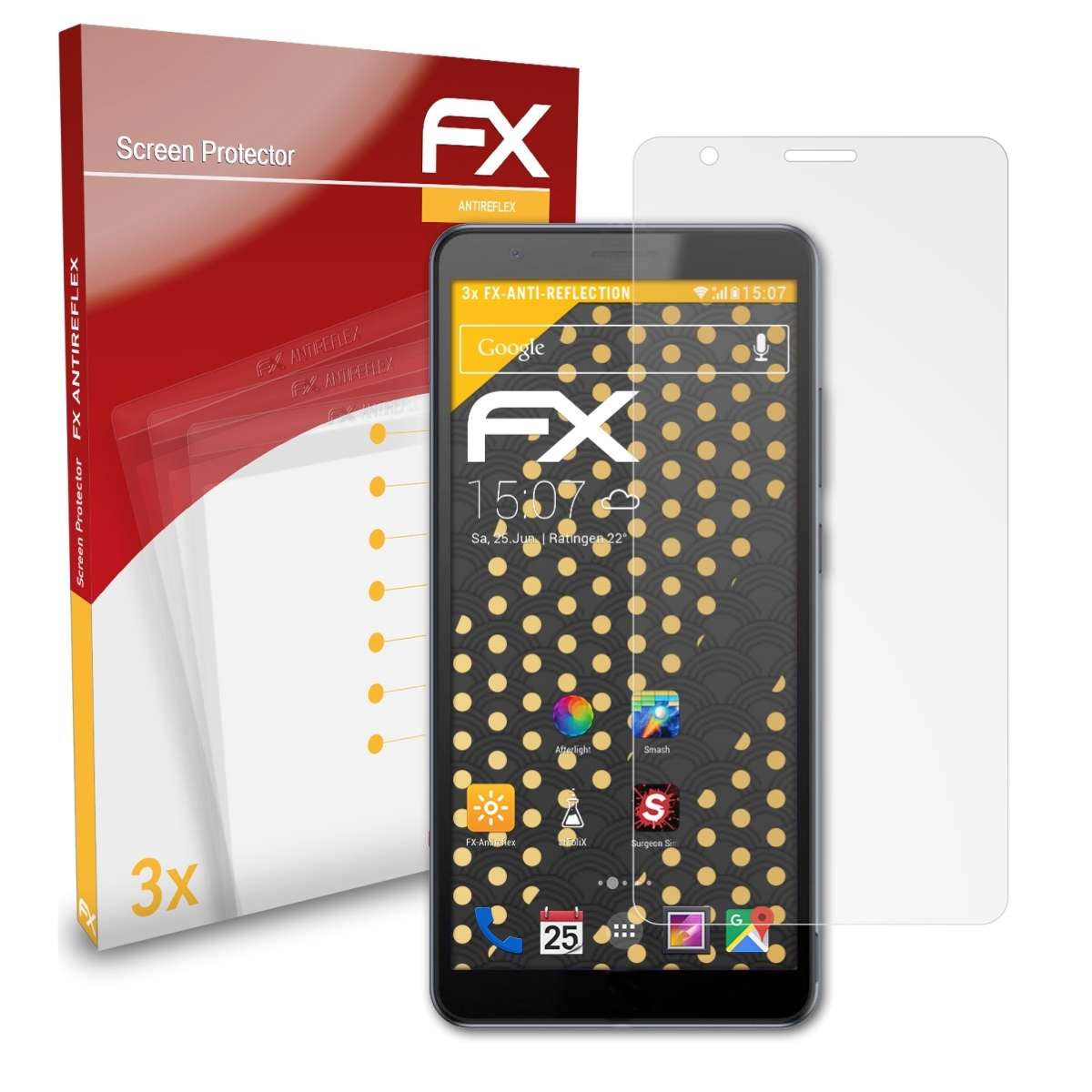 Blade Plus) FX-Antireflex Displayschutz(für ATFOLIX 3x A31 ZTE